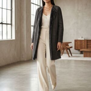 Vince Reversible Genuine Shearling Car Coat~$2,495